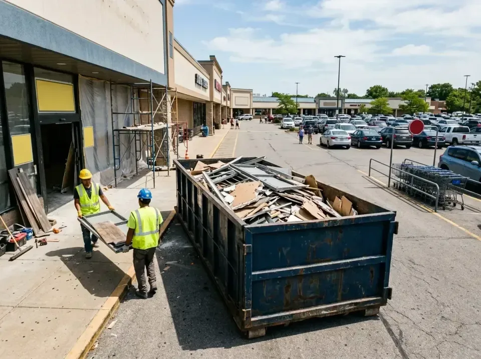 retail-store-renovation-debris-003 — frequently asked questions, Roll-off Dumpster Rentals in Prairie Village, KS